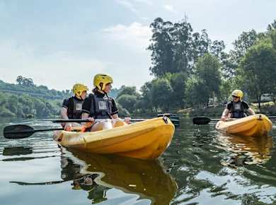 Kajakabenteuer auf dem Fluss Lima in Viana do Castelo