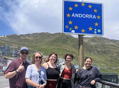 Three countries in one day: Spain, France and Andorra