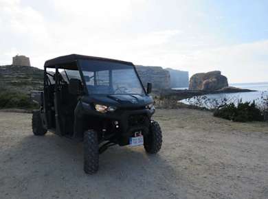 Full-day Gozo sightseeing UTV tour