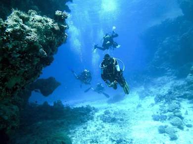 Dive for qualified divers with Binibeca Diving