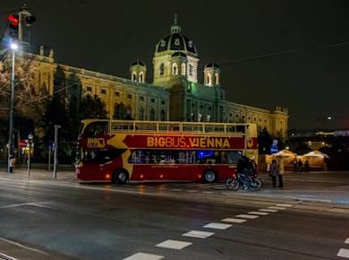 Big Bus Vienna panoramic city night tour