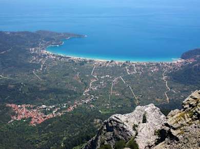 4x4-Bergabenteuer bei Sonnenuntergang auf Thassos