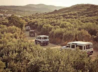 Mountains of Crete 4x4 sunset safari with dinner