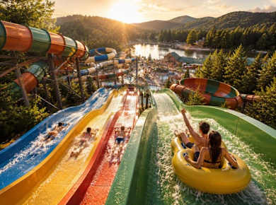 Eintrittskarten für den Aquapark Bellewaerde mit eSIM