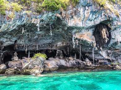 Full-day Phi Phi Islands tour with sunset by power catamaran from Phuket