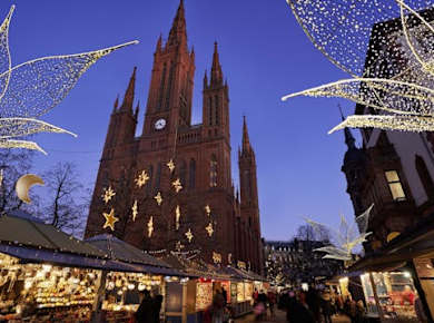 Weihnachtsmarkt in Wiesbaden und Tourguide durch die Stadt