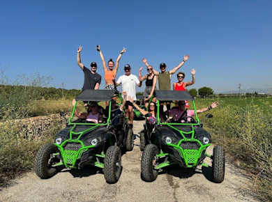 Geführte Buggy-Tour mit Badepause an einem kristallklaren Strand mit Tourguide