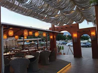 Seaside Greek dining with live entertainment – ticket only