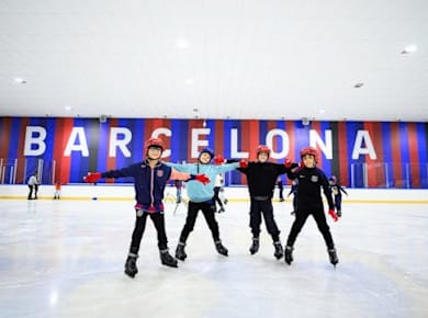 Eintrittskarten für das Eislaufen beim FC Barcelona