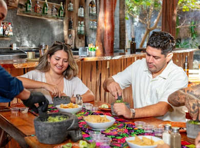 Taco tasters, tequila and shopping tour in Puerto Morelos