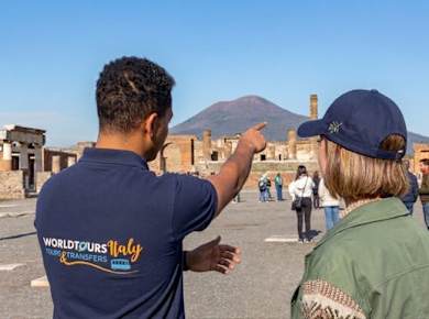 Erlebnis mit Besichtigung der Ruinen von Pompeji und der Amalfiküste ab dem Hafen von Salerno