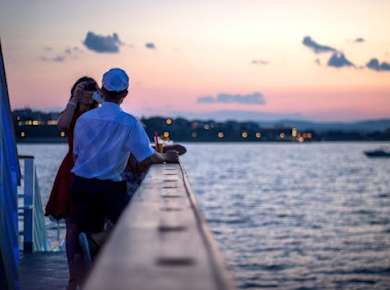 Sonnenuntergangs-Bootsfahrt in Sunny Beach mit All-inclusive-Getränken