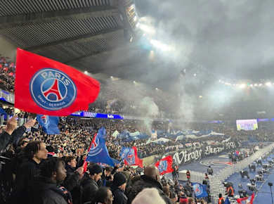 Eintrittskarte für das Fußballspiel von Paris Saint-Germain im Parc des Princes
