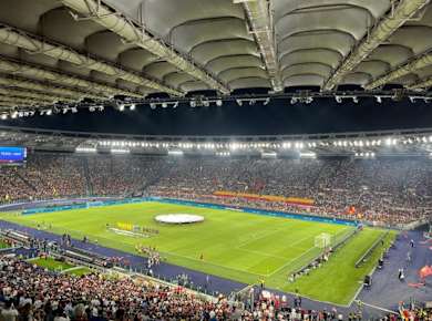 Fußballspiel der AS Roma im Stadio Olimpico