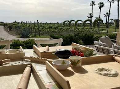 Kochkurs und Mittagessen in der Masseria Torleanzi