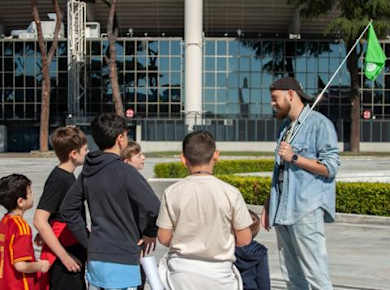 Führung für Kinder durch das Olympiastadion, das Foro Italico und die Sportmuseen