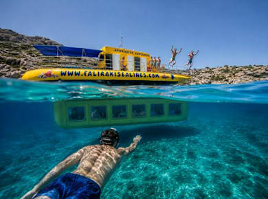 Semi-U-Boot-Schwimmfahrt mit Anthony Quinn Bay