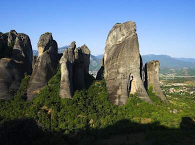 greece meteora rocks