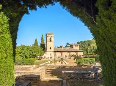 Courtyard of Alhambra palace. Granada, Andalusia, Spain.jpg