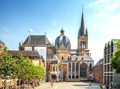Aachen, Blick auf den Dom