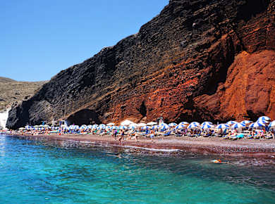Akrotiri (Insel Santorin), The Red Beach