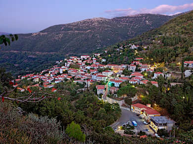 Andritsena, Bergstraße von Megalopoli nach Andritsena