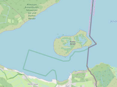 Anfahrt Naturhafen Rieth