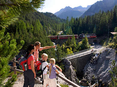 Bergün, Bahnhistorischer Lehrpfad