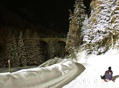 Bergün, Rodelbahn