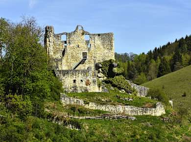 Bichishausen, Burgenweg