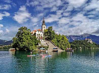 Bled, Wallfahrtskirche Mariä Himmelfahrt Bled