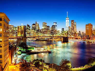 New York, NY, Brooklyn Bridge