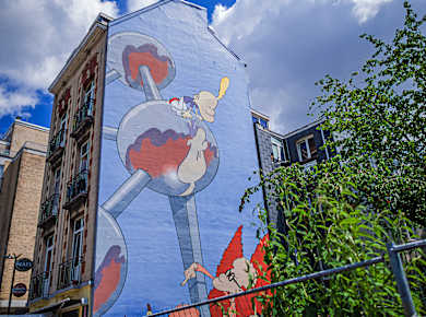 Brüssel, Comic Strip Walk - Gil Jourdan