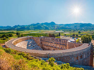 Büyükbelkiz, Aspendos Amphitheater