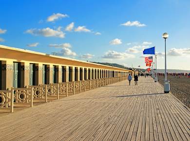 Deauville, Strandpromenade