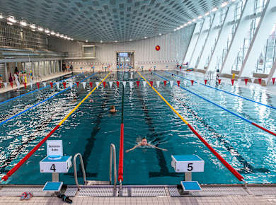 Dresden, Schwimmsportkomplex Freiberger Platz