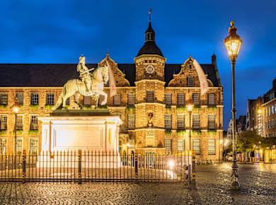 Düsseldorf, Jan-Wellem-Reiterstandbild