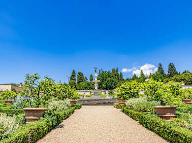 Garten der Villa Medicea di Castello