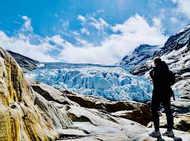 Glomfjord, Svartisen