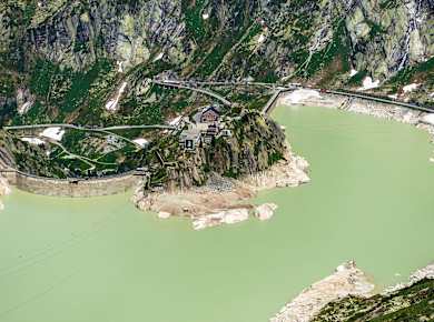 Grimselpass, Kraftwerke Grimselwelt