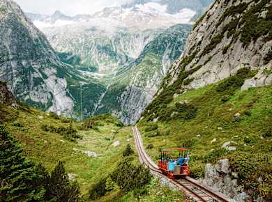 Handegg bei Guttannen, Gelmerbahn