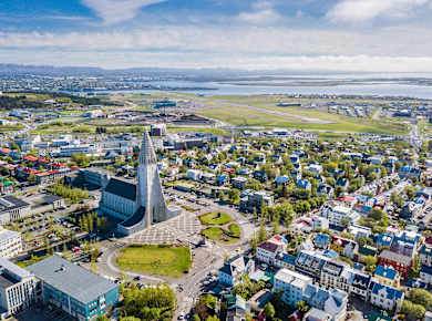 Reykjavík von Oben