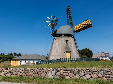 Nebel/Amrum, Windmühle mit Museum