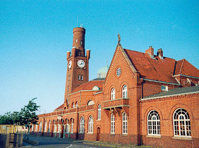Cuxhaven, Steubenhöft und Hapag-Hallen