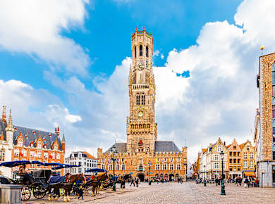 Brügge, Tuchhalle und Belfried