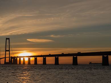 Korsør, Storebæltbrücke