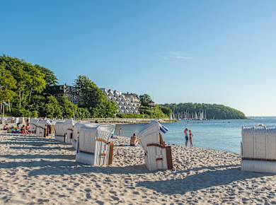 Glücksburg, Strand Sandwig