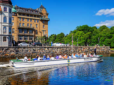 Göteborg, Rundfahrt mit den Paddan-Booten