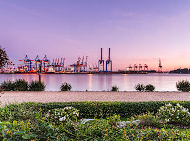 Hamburg, Elbufer und Elbchaussee