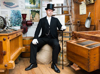 Hamburg, Spicy's Gewürzmuseum, Jacob Lange auf Pfeffersack